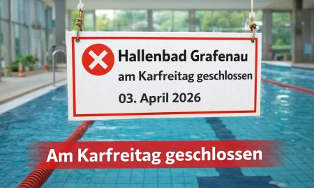 Hallenbad Grafenau am Karfreitag geschlossen