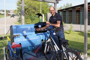 E-Bike Ladestationen bei ZF in Passau