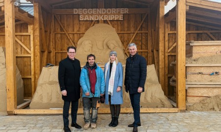 Baustart der größten Sandkrippe Deutschlands bereits zum 3. Mal