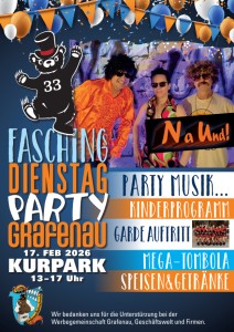 Faschingsdienstag Party Grafenau 2026