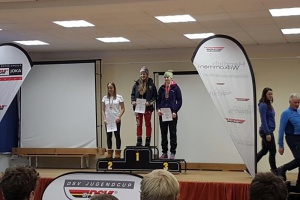Trotz Wind und Wetter: Platz 2 für Verena Schrötter in Altenberg