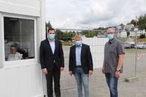 120 Bürger am ersten Tag im Testzentrum am Volksfestplatz