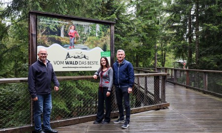 Neue Werbefläche am Baumwipfelpfad