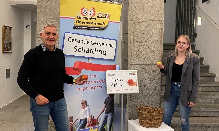 Tag des Apfels in Schärding: Gratisäpfel für Besucherinnen und Besucher