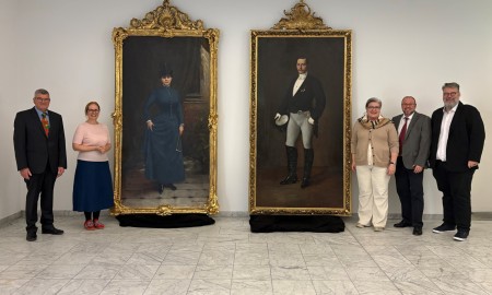 Förderverein Oberhausmuseum ermöglicht Restaurierung monumentaler Porträts