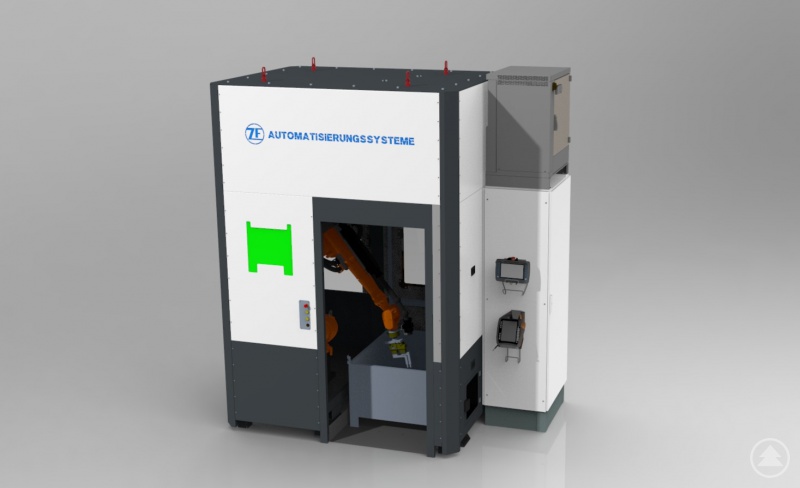 Bei ZF in Grubweg werden seit Kurzem spezielle Roboterzellen für industrielle Anwendungen gefertigt. Diese sind noch bis 21. September auf der weltweit größten Messe für Metallbearbeitung zu sehen.