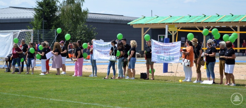 Für tolle Stimmung sorgten die Mitarbeiterinnen und Mitarbeiter der Unternehmensgruppe Dr. Mirski und wurden dafür ausgezeichnet.