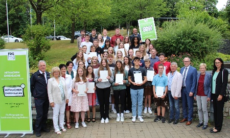 Abschlussveranstaltung und Zertifikatsverleihung "Mitmachen Ehrensache!"