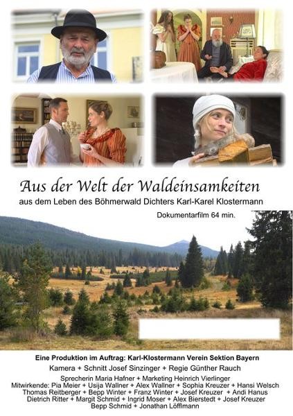 Flyer/Grafik zum Event: "Aus der Welt der Waldeinsamkeiten" Film über Karel Klostermann am So., 02.03.2025 von 15:00 bis 16:05 Uhr