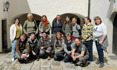 Umweltbildungsteam des Nationalparks Šumava zu Gast im Schloss Wolfstein