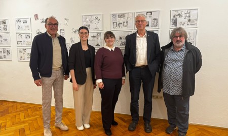 „Jeden Tag eine Postkarte“ – Ausstellung von Helmut Wartner eröffnet