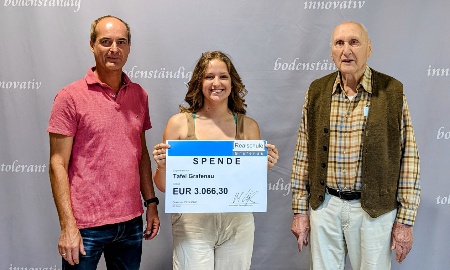 3.000,00 Euro für einen guten Zweck