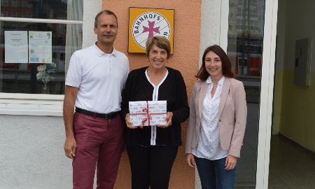 Tablet für die Bahnhofsmission