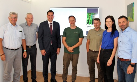 Guter fachlicher Austausch zwischen Landkreis und Waldbesitzervereinigung Freyung-Grafenau