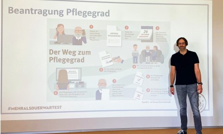 Vorträge zu finanziellen Hilfen für pflegende Angehörige; Informationenveranstaltungen in Waldkirchen, Freyung und Grafenau zur Pflege im häuslichen Umfeld