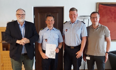 Florian Dillinger zum Örtlichen Einsatzleiter ernannt