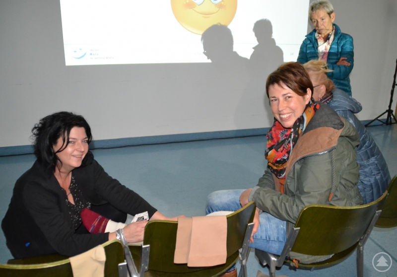 Silvia Bauer vom reha team Mais informierte über Kompressionsverbände und den Schnellwickelverband Circaid Juxtacures.