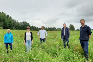 Erfolgreicher kooperativer Artenschutz:  Vertragsnaturschutzprogramm (VNP) kombiniert  mit biologischer Landwirtschaft