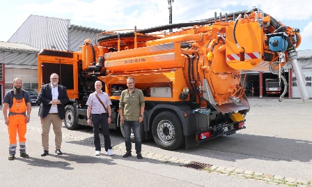 Neues Fahrzeug für Stadtentwässerung Stadt Passau investiert rund 430.000 Euro