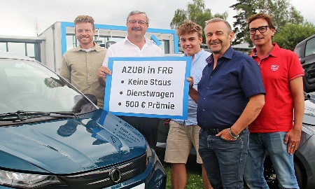 Dienstwagen für Azubis