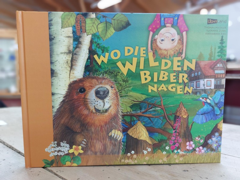 Flyer/Grafik zum Event: Geschichtenstunde für Kinder: Abenteuer mit dem Biber im Freilichtmuseum Finsterau am So., 09.03.2025 ab 14:00 Uhr