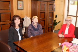 Neue Schulleitung des SFZ Viechtach bei der Landrätin zu Gast