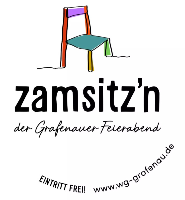 Flyer/Grafik zum Event: ZAMSITZ'N: "Alles halb so wild" mit "The Double Trouble" am Do., 20.07.2023 ab 18:00 Uhr