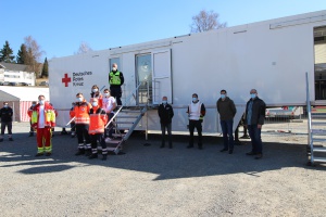 Das Rote Kreuz unterstützt Landkreis FRG mit einer Mobilen Medizinischen Versorgungseinheit