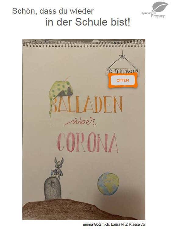 Das Cover der Willkommensbroschüre zum ïersten Schultagï der Oberstufe.