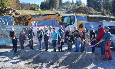 Spatenstich für einen touristischen Leuchtturm