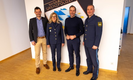 Bundesvorsitzender der Gewerkschaft der Polizei, Jochen Kopelke, bei der Direktion der Bayerischen Grenzpolizei