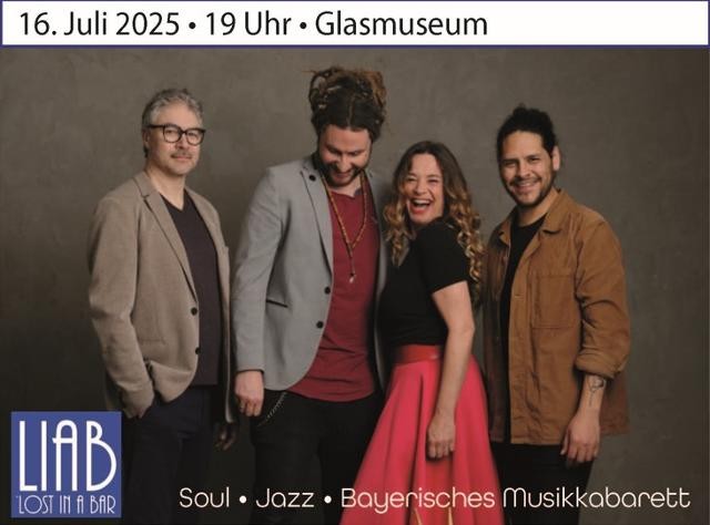 Flyer/Grafik zum Event: Konzert mit "LIAB" Lost in Bar am Mi., 16.07.2025 von 19:00 bis 21:00 Uhr