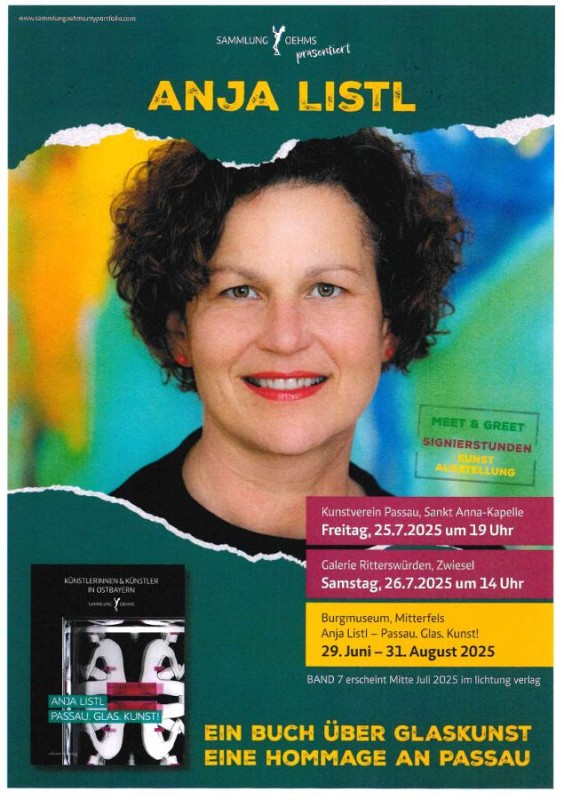 Flyer/Grafik zum Event: Meet & Greet Signierstunde mit Anja Listl am Sa., 26.07.2025 ab 14:00 Uhr