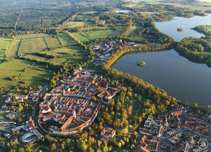 Luftbildaufnahme von Třeboň