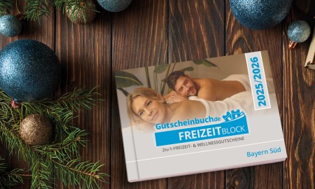 Erleben. Entspannen. Entdecken – Der neue Gutscheinbuch.de Freizeitblock Bayern Süd 2025/2026 als Begleiter durchs Jahr