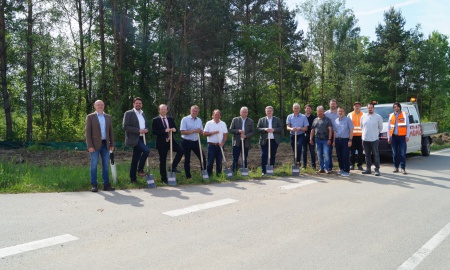 Ausbau der Kreisstraße SR 22 zwischen Schambach und Ainbrach hat begonnen
