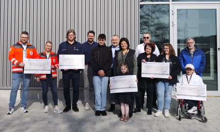 Großzügige Spendenaktion: Nidec SYS unterstützt lokale Vereine und hilfsbedürftige Personen