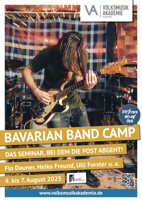 Flyer/Grafik zum Event: Bavarian Band Camp 2025 am Mo., 04.08.2025