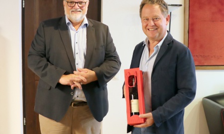 Burghausens Bürgermeister Florian Schneider zu Gast bei Oberbürgermeister Jürgen Dupper