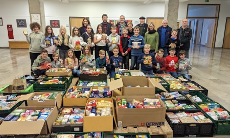 800 kg Lebensmittel für den guten Zweck