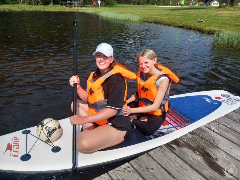 Die neuen „SUP’s“ wurden auf dem Mauther Badeweiher ausgiebig getestet.