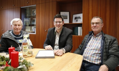 Feldgeschworener Josef Regener nach zw&ouml;lf Jahren Ehrenamt verabschiedet