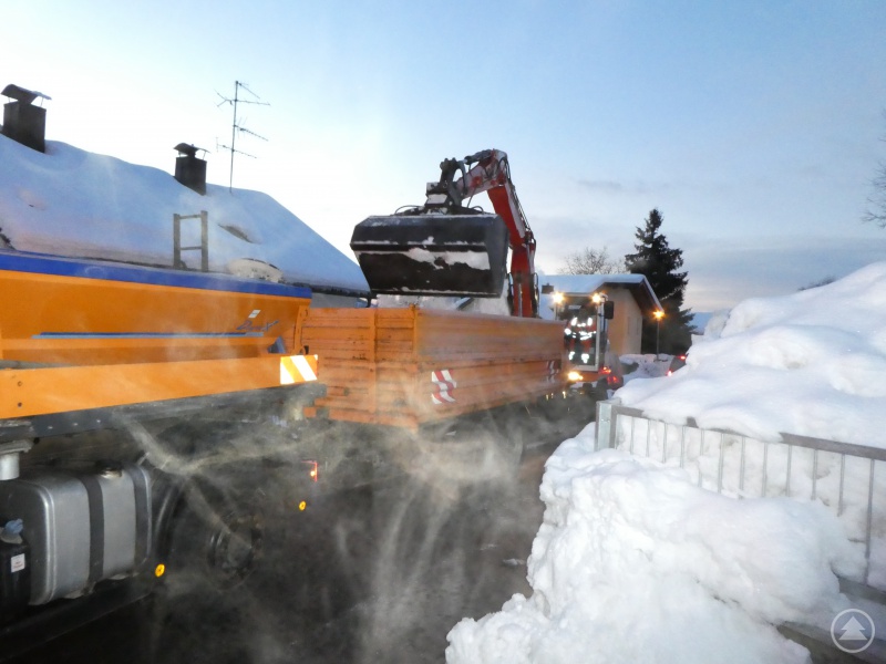 Winterdienst in Aktion