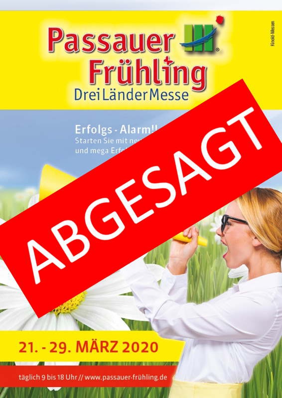 Flyer/Grafik zum Event: ABGESAGT! Passauer Frühling 2020 am Sa., 21.03.2020 - So., 29.03.2020 von 09:00 bis 18:00 Uhr