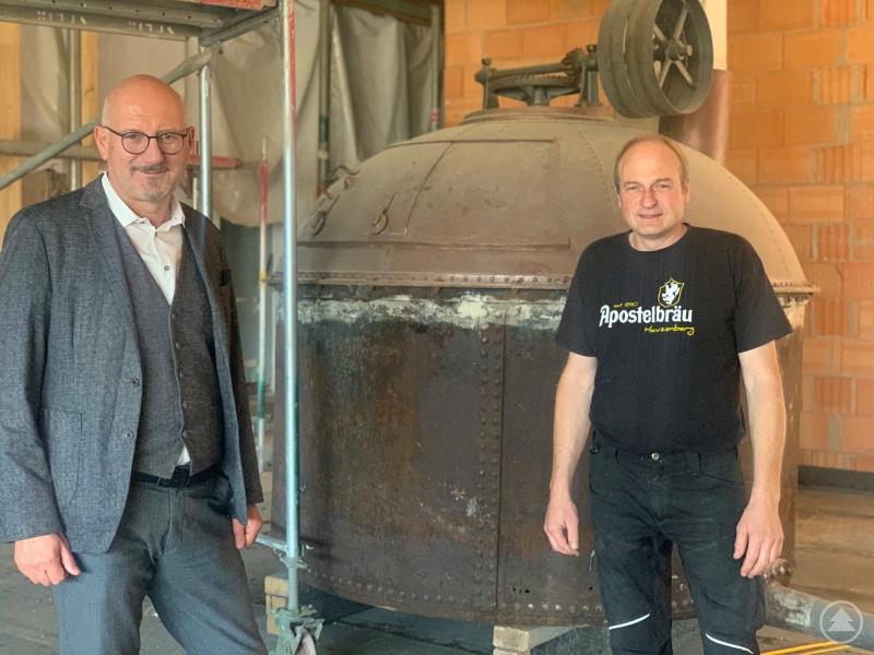 v.l. MdL Manfred Eibl und Rudi Hirz