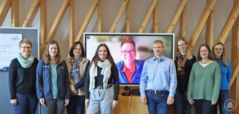 Am hybriden Austauschtreffen nahmen Vertreter der Kompetenzstelle Digitalisierung der Bayern Tourismus Marketing GmbH, der Nationalparke Bayerischer Wald und Berchtesgaden sowie der Ferienregion Nationalpark Bayerischer Wald teil.