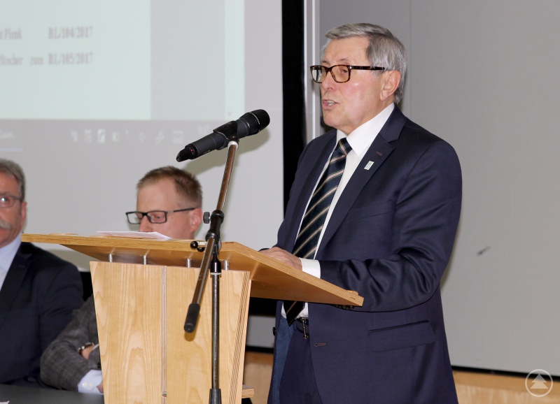 Edgar Stecher hielt die Jahresabschlussrede.
