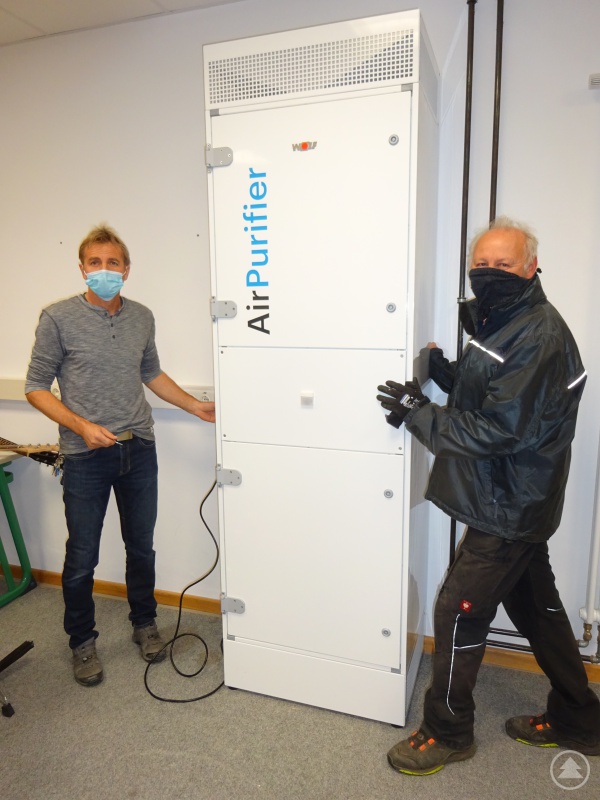 Hausmeisterteam Gymnasium Freyung: Fritz Petzi (li.), Arnold Wilhelm (re.)