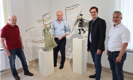 MdL Ebner trifft auf grenzenlose Kunst und Politik  Informelles Gespräch mit Bürgermeister Herzog – Kuns(t)räume besichtigt