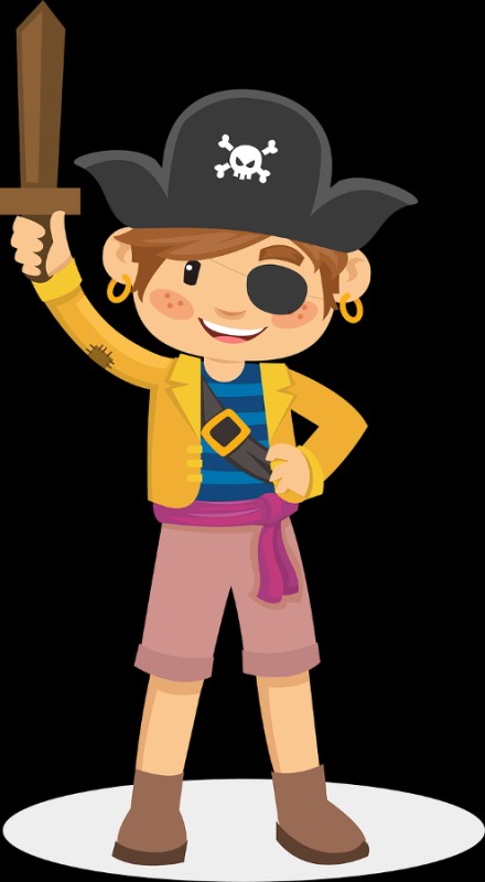 Flyer/Grafik zum Event: Rätselexpedition mit Pit, dem Piraten am Do., 06.11.2025 von 10:00 bis 12:00 Uhr